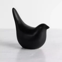 Black Bird Ceramic Figurine