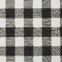 Black Buffalo Check Bone Pet Bowl Mat