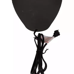 Black Ceramic Hourglass Simple Large Table Lamp