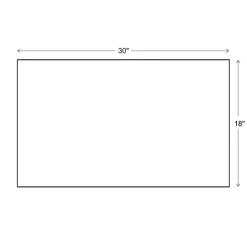 Black Circles Rubber Doormat