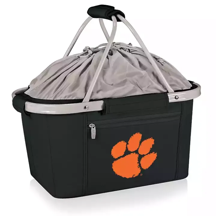 Black Clemson Tigers Cooler Basket