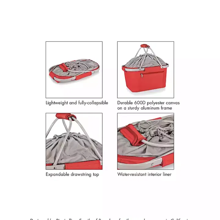 Black Clemson Tigers Cooler Basket