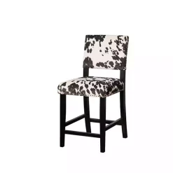 Black Cora Udder Madness Counter Stool