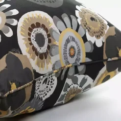 Black Crosby Outdoor Pillows, Set of 2