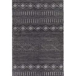 Black Diamond Jute Area Rug, 8x10