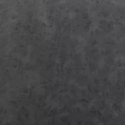 Black Faux Leather Scoop Dining Chairs, Set of 2