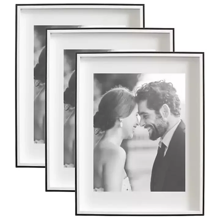Black Gibson 3-pc. Gallery Frame Set, 14x18 in.