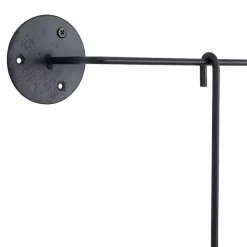 Black Hanging Glass Votive Wall Plaque