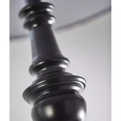 Black Herringbone Floor Lamp