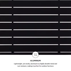 Black Holland Outdoor Coffee Table