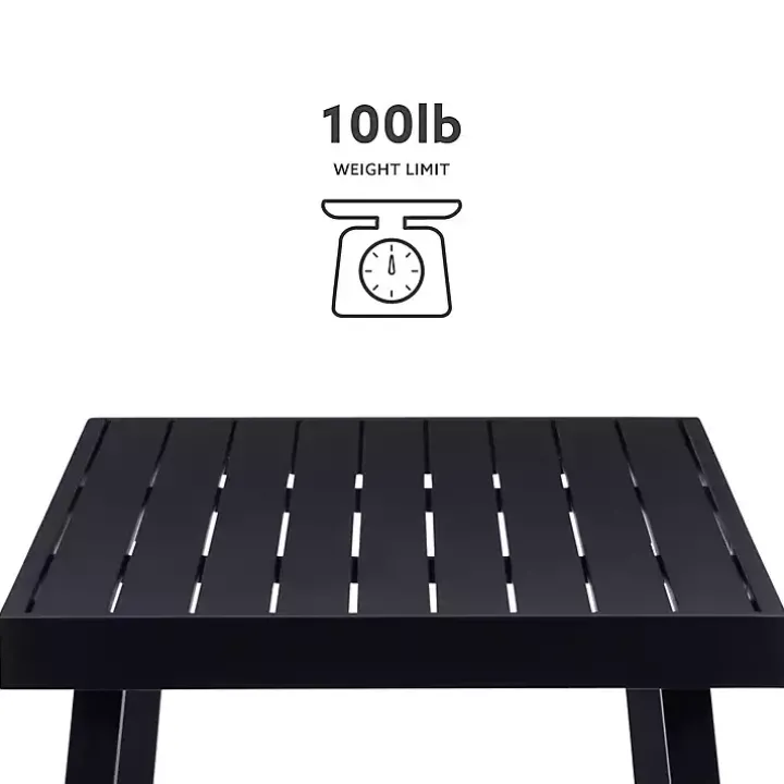 Black Holland Outdoor Coffee Table