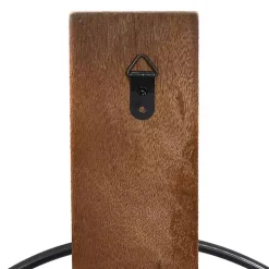 Black Hoop Glass Sleeve Wall Sconce, 24 in.