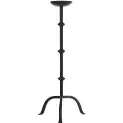 Black Iron Candle Holder