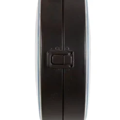 Black Iron Double Sided Scroll Wall Clock