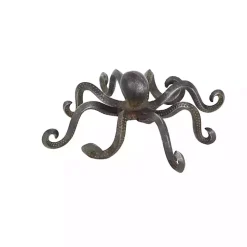 Black Iron Octopus Statue
