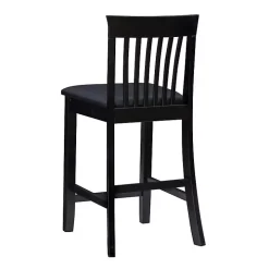 Black Jayden Craftsman Counter Stool