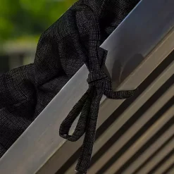 Black Leala Outdoor Chaise Cushion