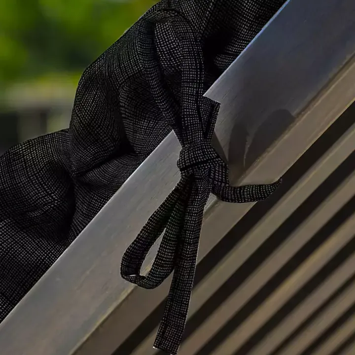 Black Leala Outdoor Chaise Cushion