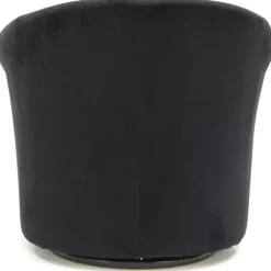 Black Marley Swivel Accent Chair