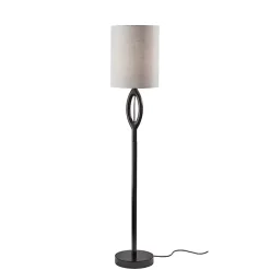 Black Mayfair Open Floor Lamp