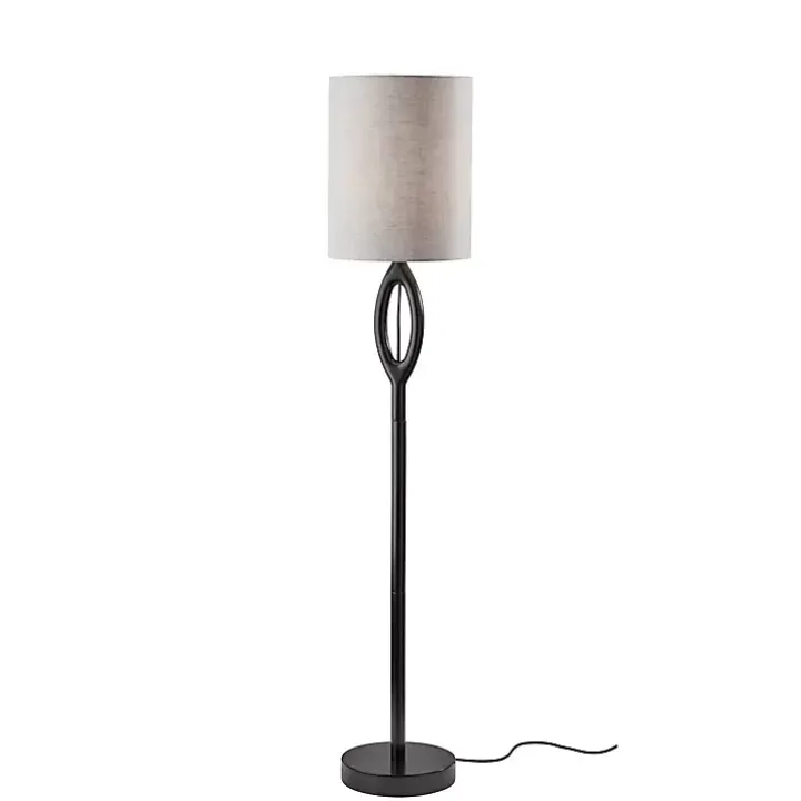 Black Mayfair Open Floor Lamp