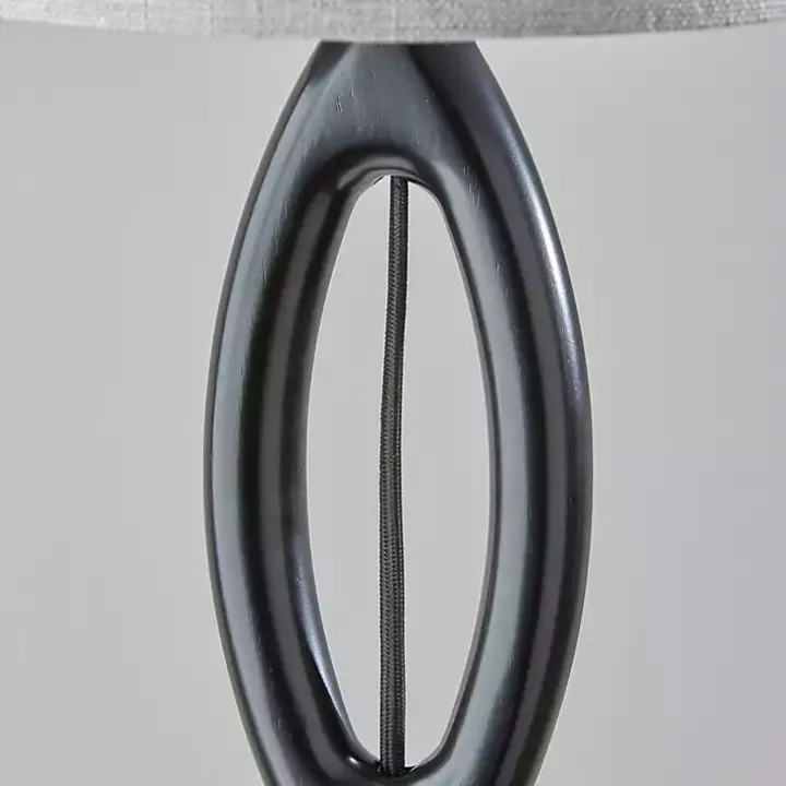 Black Mayfair Open Floor Lamp