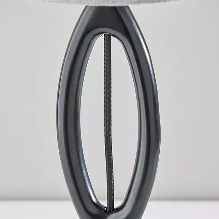 Black Mayfair Open Table Lamp