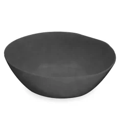 Black Melamine Santal Serving Bowl