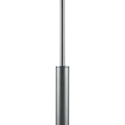 Black Metal & Bowl Glass Shade 6-Light Chandelier