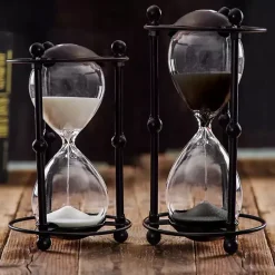 Black Metal and Sand Cage Hourglass
