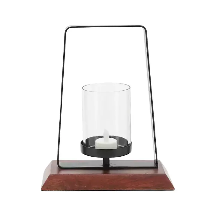 Black Metal and Wood Hurricane