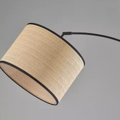 Black Metal Arched Floor Lamp