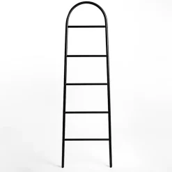Black Metal Arched Leaning Ladder