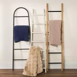 Black Metal Arched Leaning Ladder