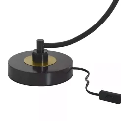 Black Metal Arched Task Lamp