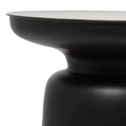 Black Metal Bell Shaped Accent Table