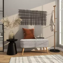 Black Metal Bell Shaped Accent Table