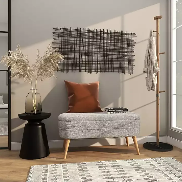 Black Metal Bell Shaped Accent Table