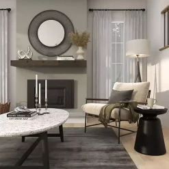 Black Metal Bell Shaped Accent Table