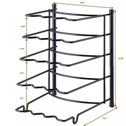 Black Metal Cookware Rack