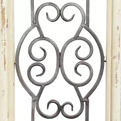 Black Metal Farmhouse Scroll Wall Plaque