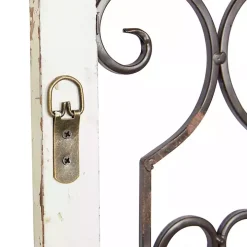 Black Metal Farmhouse Scroll Wall Plaque