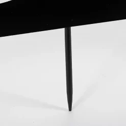 Black Metal Jack O Lantern Halloween Yard Stake