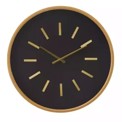 Black Metal Modern Thomas Wall Clock