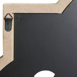 Black Metal Quatrefoil Farmhouse Wall Clock