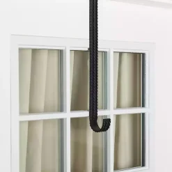 Black Metal Twisted Wreath Hanger