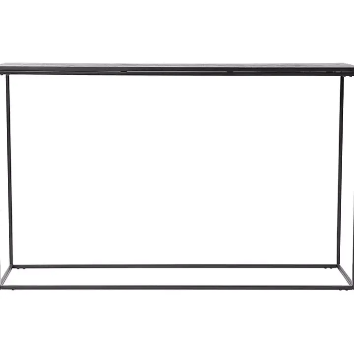 Black Metal Wire Frame Console Table