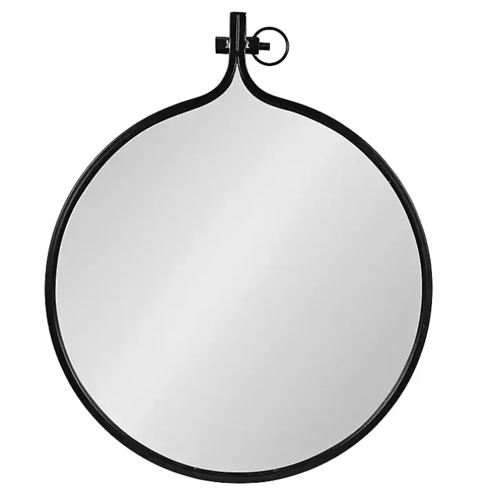 Black Metal Yitro Wall Mirror