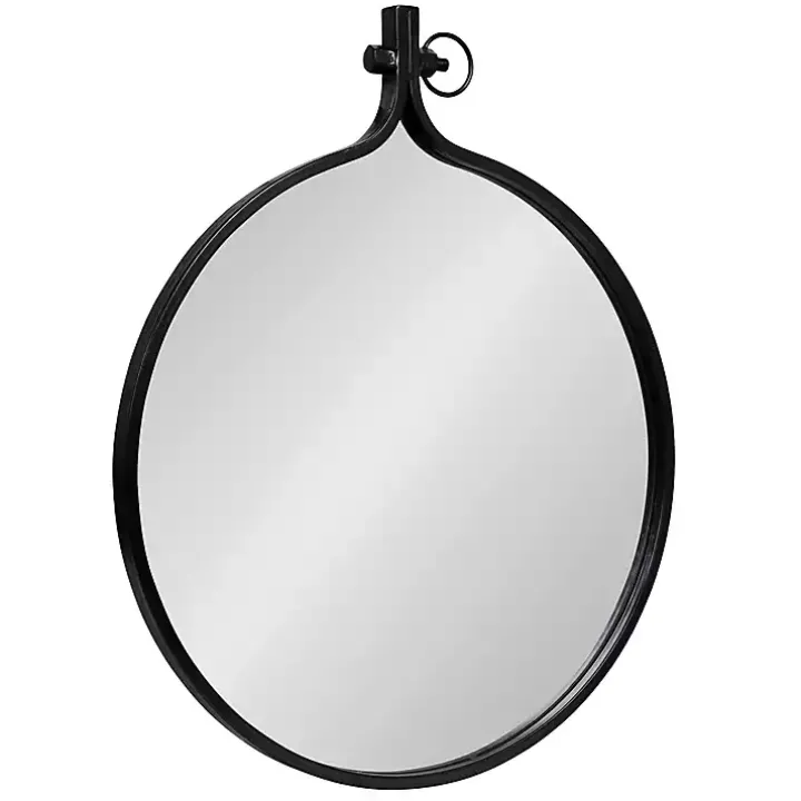 Black Metal Yitro Wall Mirror