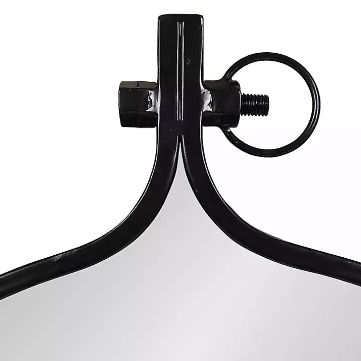 Black Metal Yitro Wall Mirror